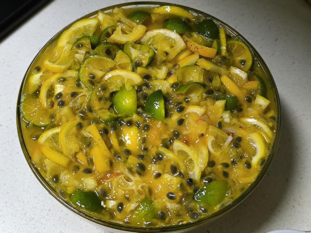 夏天必备【百香果青桔柠檬茶】