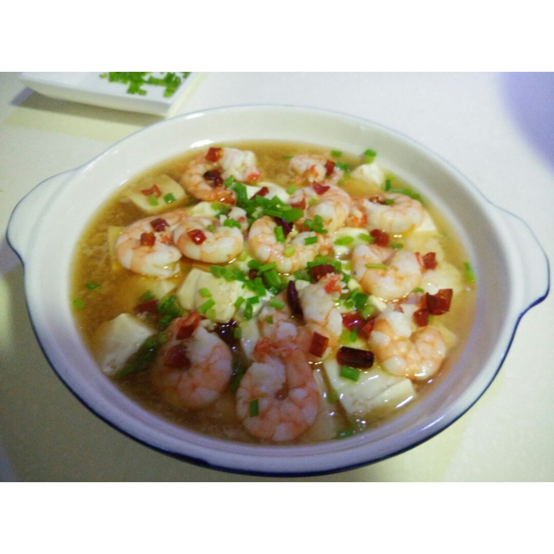 虾米辣椒蒸豆腐