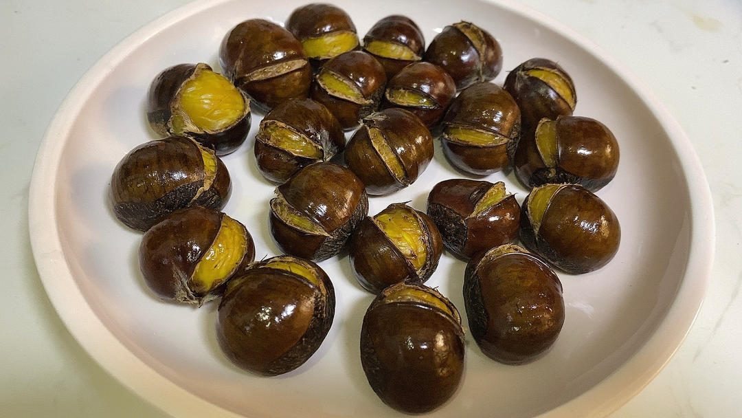 ‼️香甜软糯‼️轻松好剥㊙️烤箱版糖炒栗子