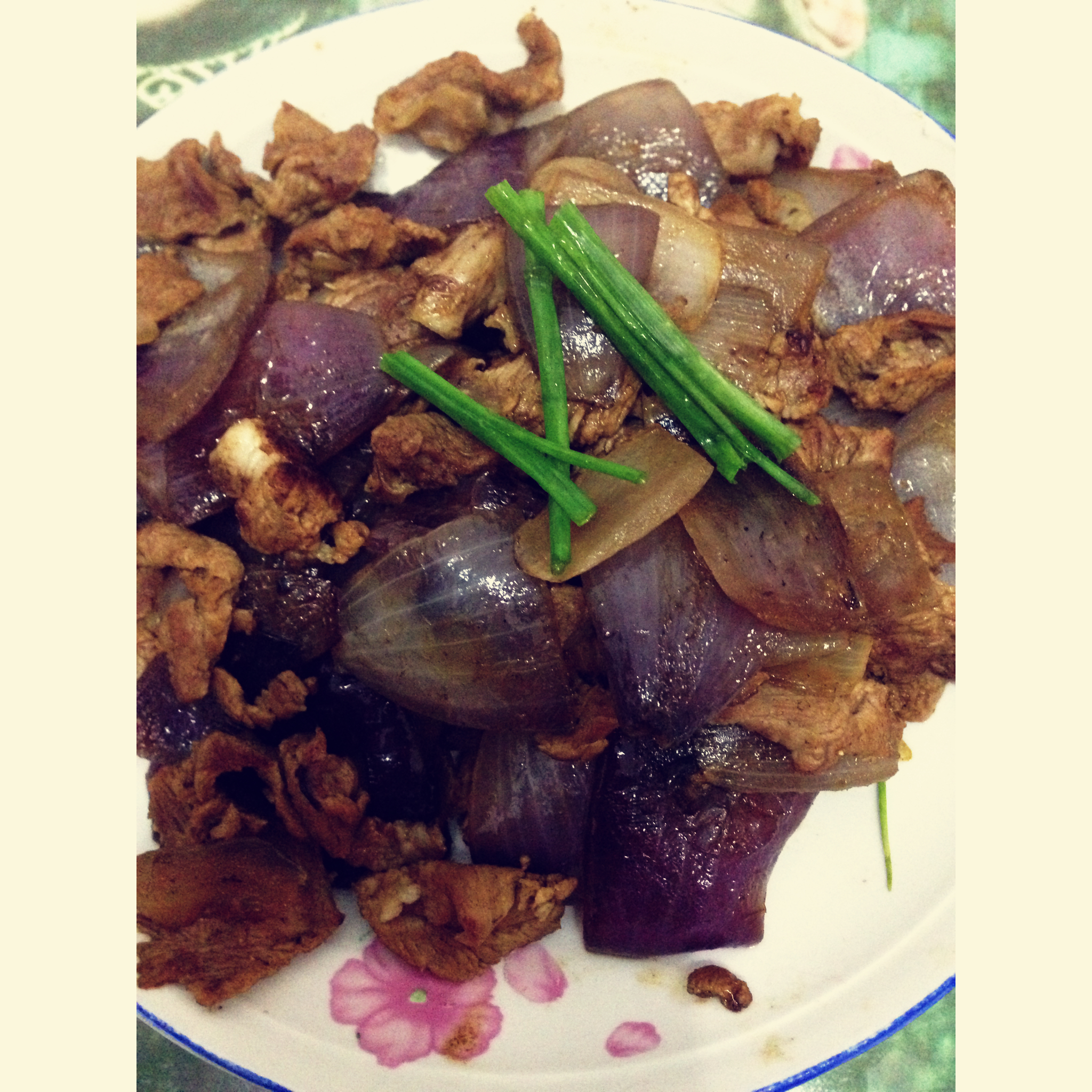 洋葱孜然羊肉片