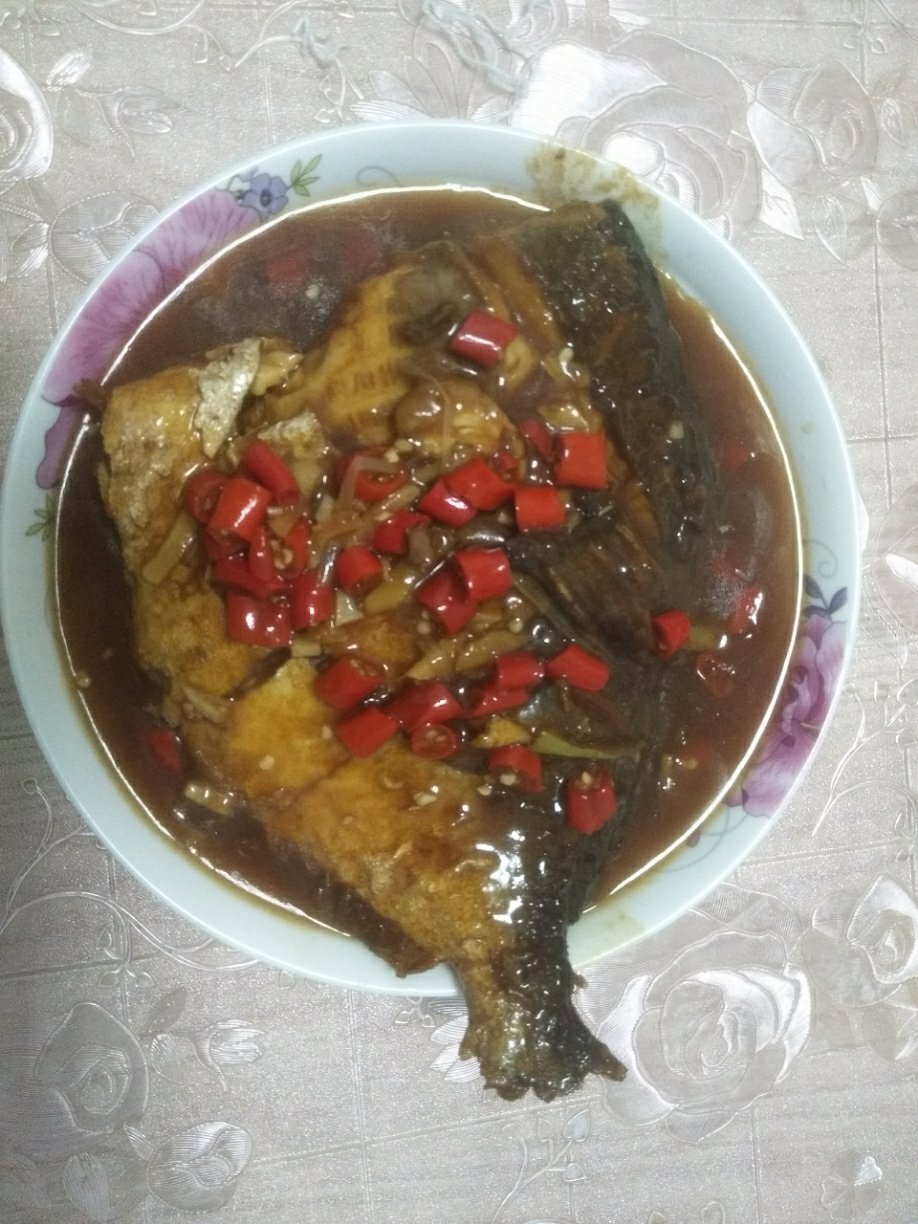 红烧鲳鱼（热菜）