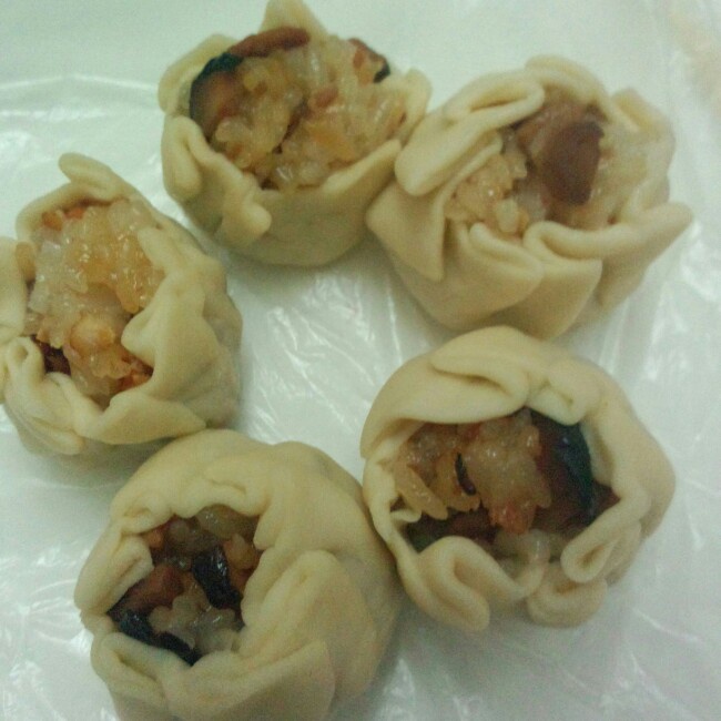 简易糯米烧卖（附烧卖包法）