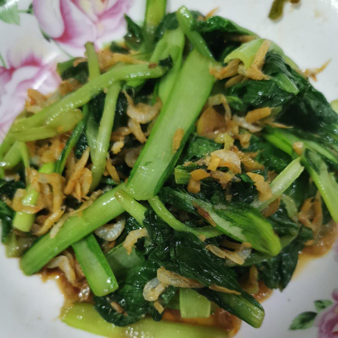 超级好吃的虾皮小白菜