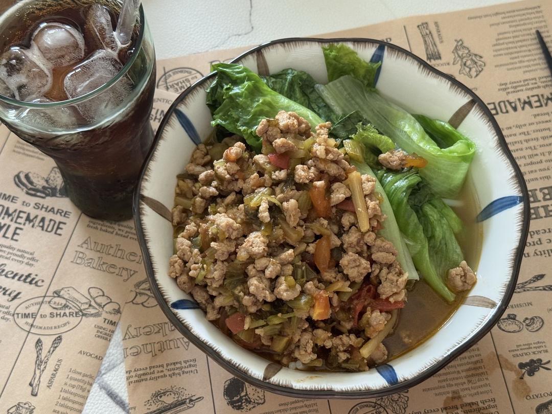 番茄肉沫米线