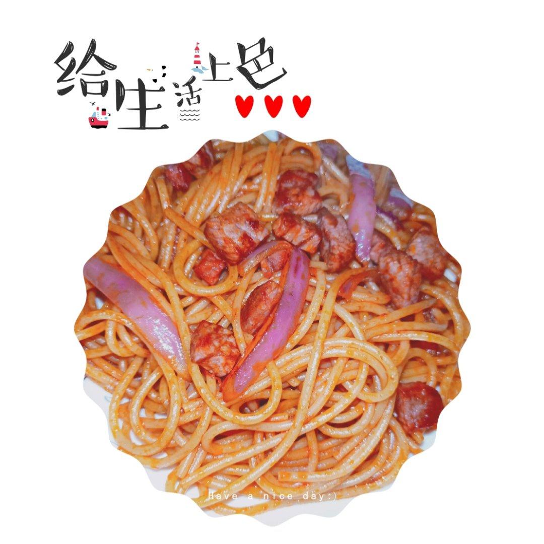 黑胡椒牛柳意大利面