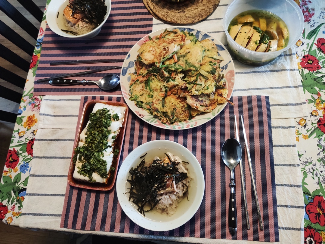 韩式海鲜韭菜饼