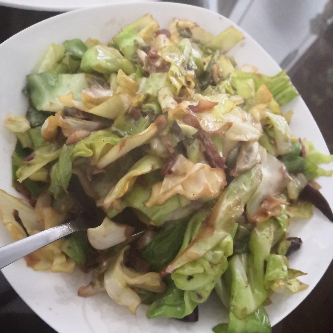 在家炒出街头小馆风味的炝炒圆白菜