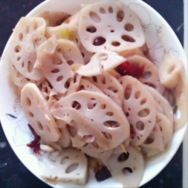 炝炒藕片