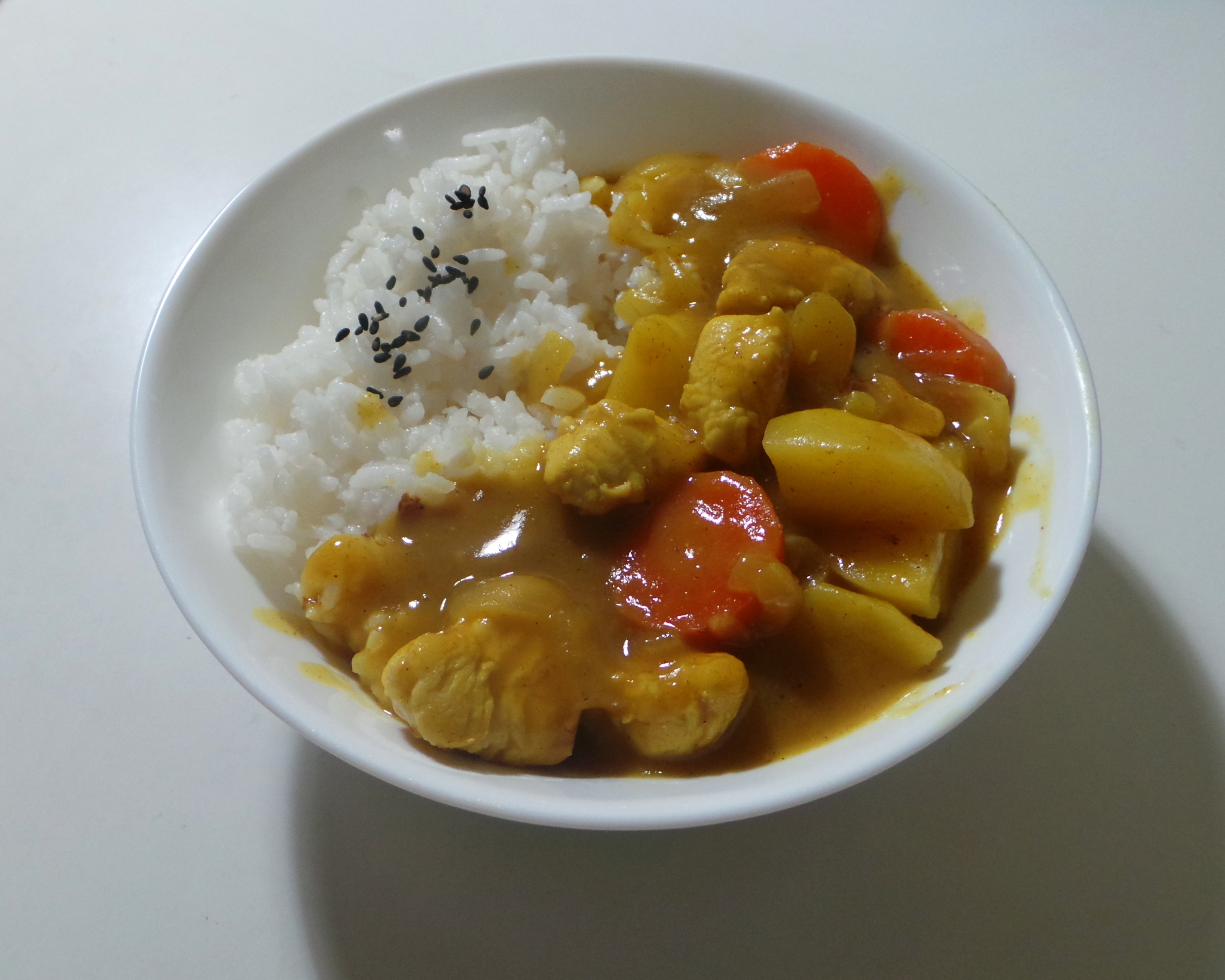 chloexu做的日式鸡肉咖喱饭