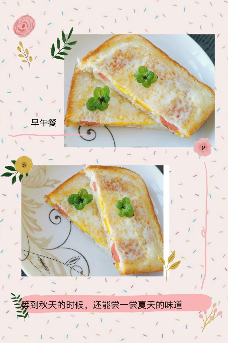 一片面包的三明治