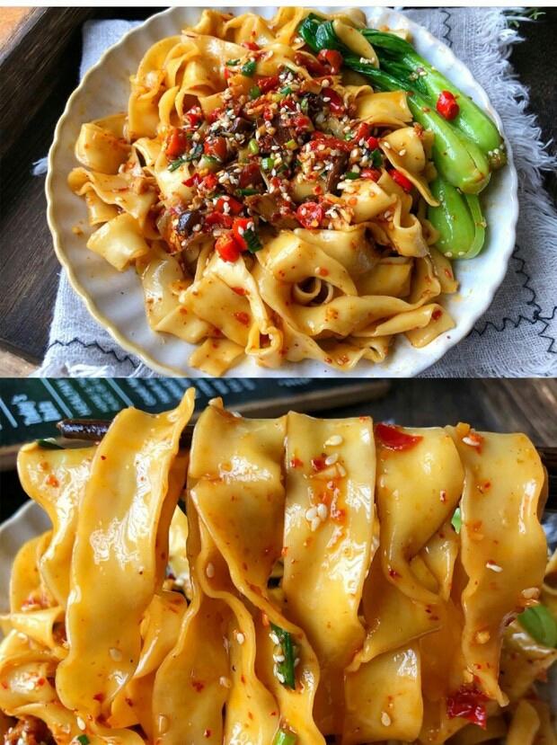 快手自制油泼面