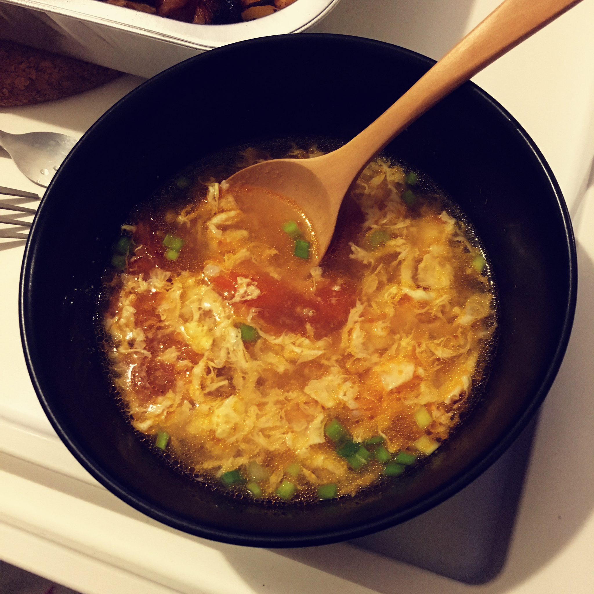 好喝到爆的西红柿鸡蛋汤