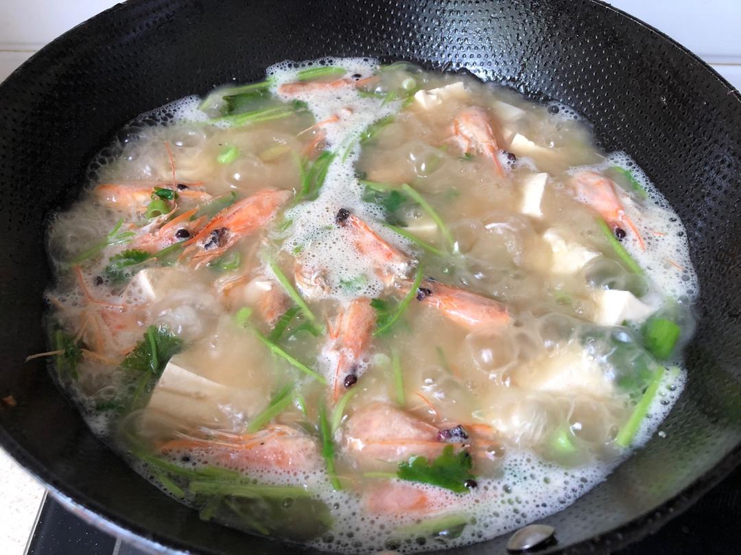 虾头豆腐汤