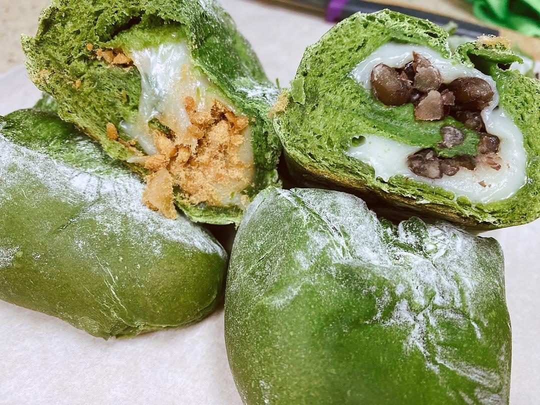 抹茶麻薯软欧