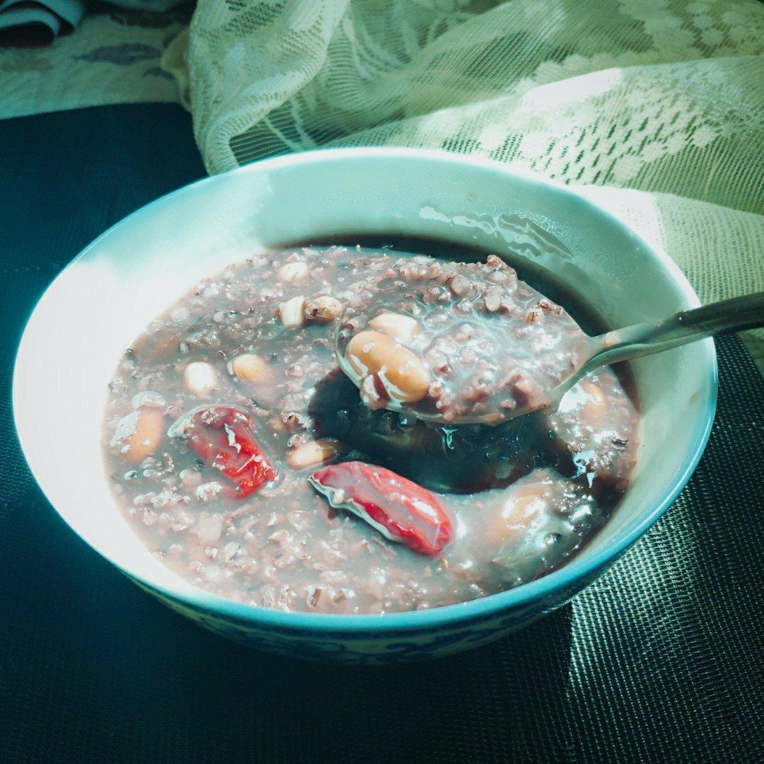 红豆紫米粥