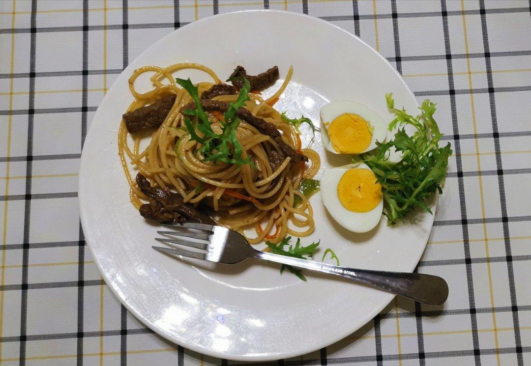 黑胡椒炒牛肉意大利面
