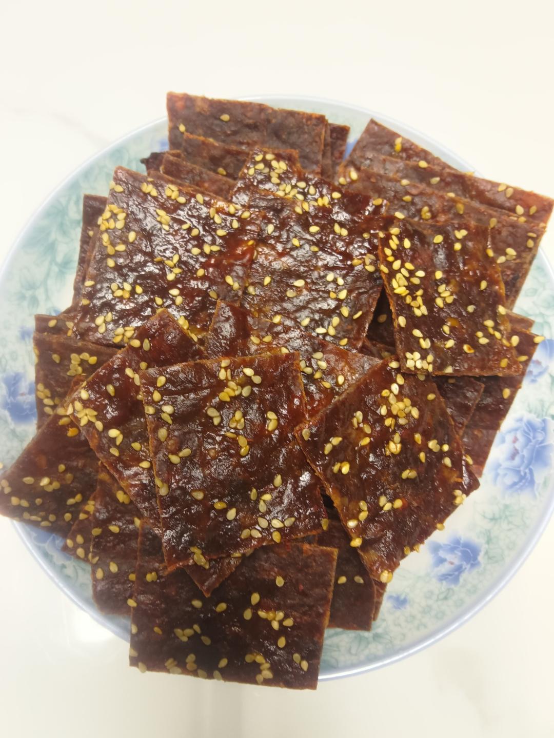 不加淀粉 猪肉脯（好吃得停不下来）