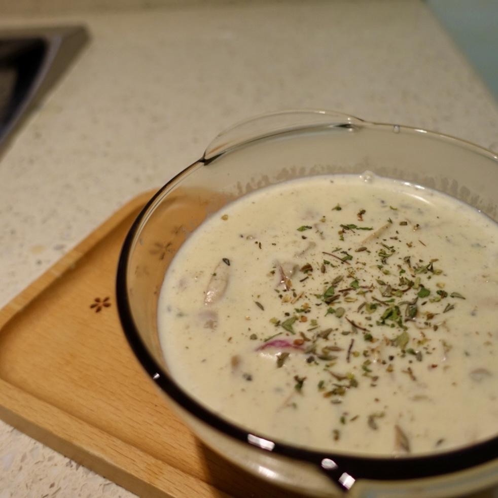 鸡茸奶油蘑菇汤