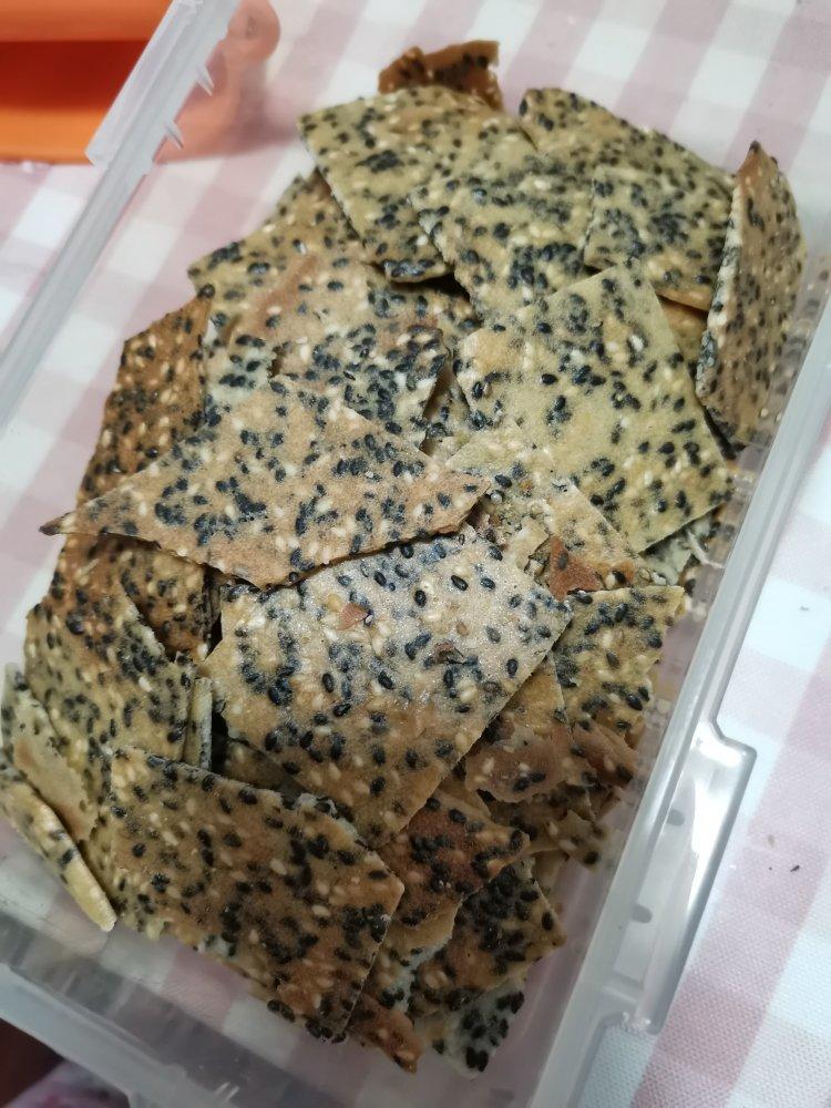蛋白芝麻薄脆饼—消耗蛋白最好的方法