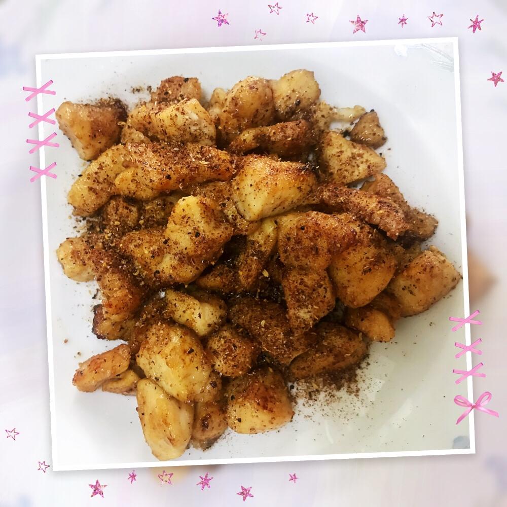 椒盐鸡肉粒的做法