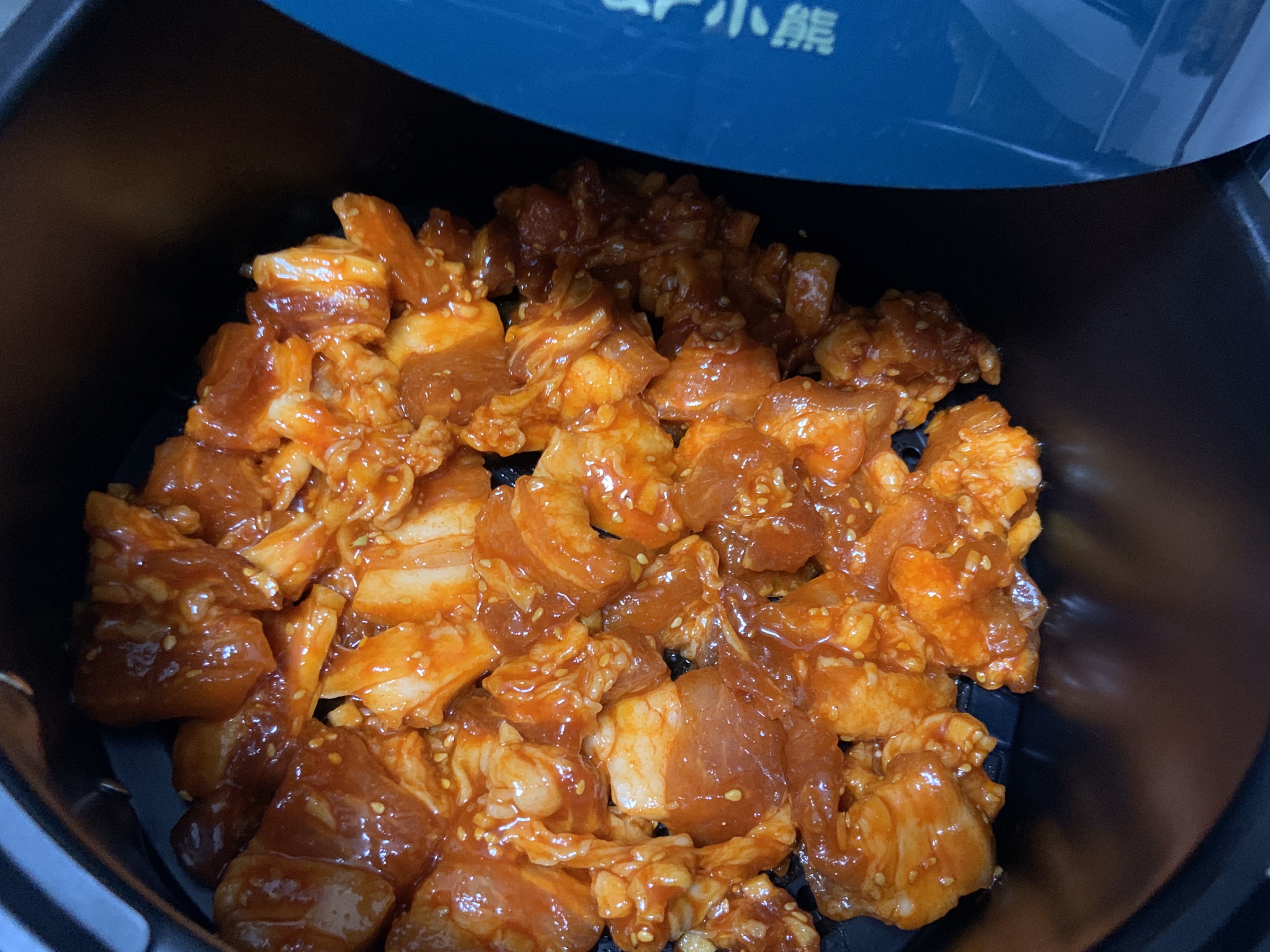 空气炸锅版十分钟韩式五花肉的做法 步骤4