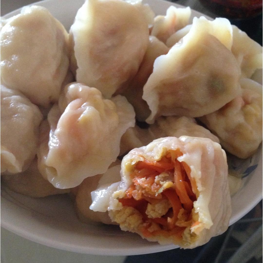michael_9b26做的私房胡萝卜素馅饺子