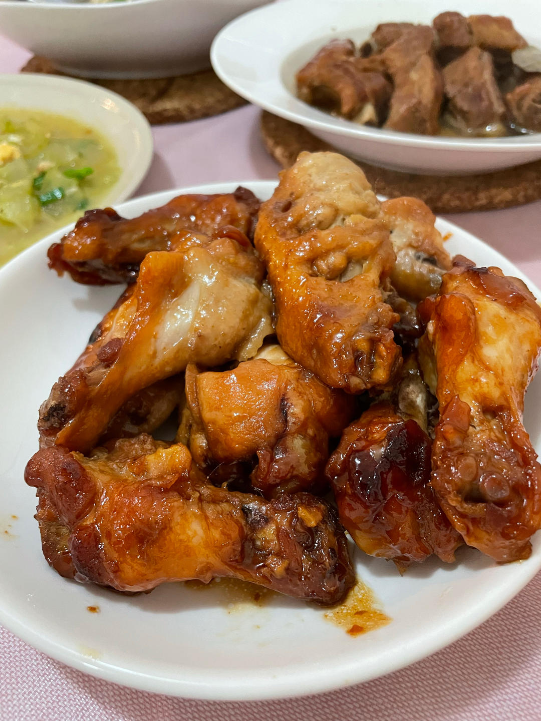 快手电饭煲宝宝蜜汁鸡翅