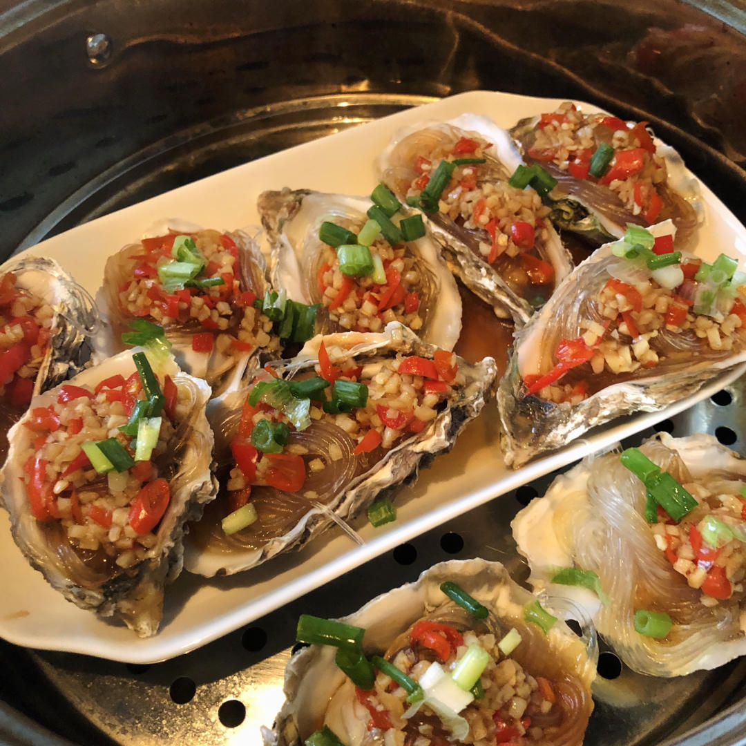 sand_l做的超简单～蒸蒜蓉生蚝