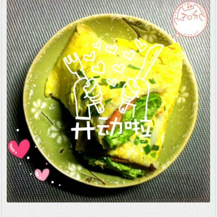 葱花鸡蛋饼