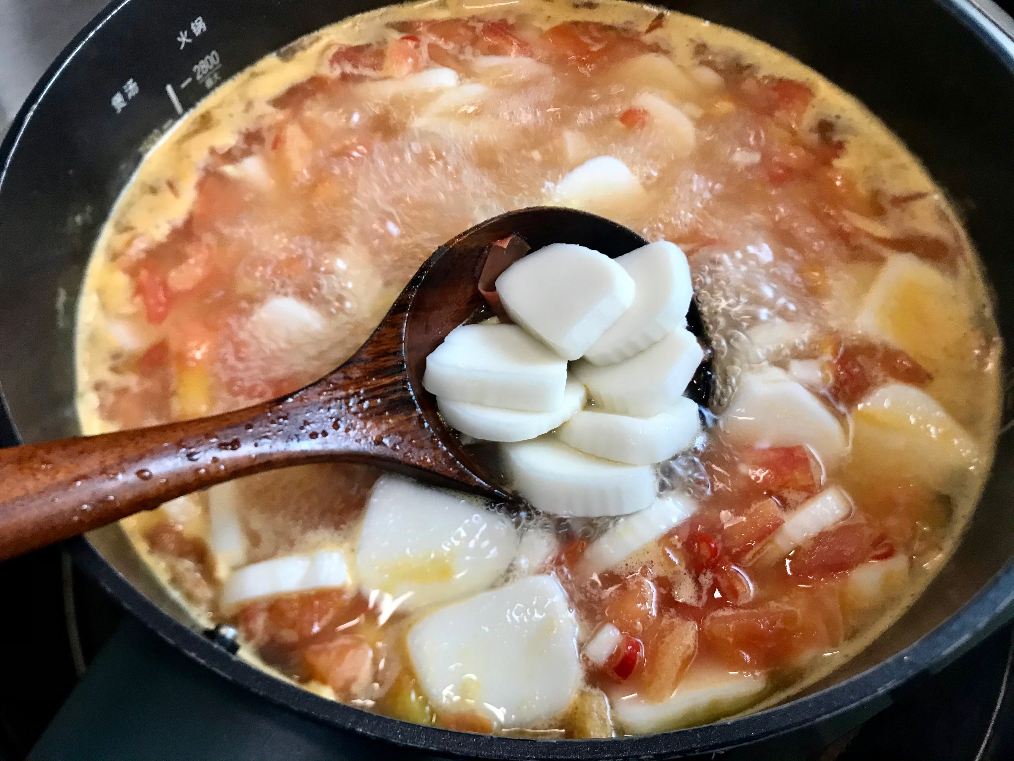 番茄年糕汤｜好吃的主食系列的做法 步骤7