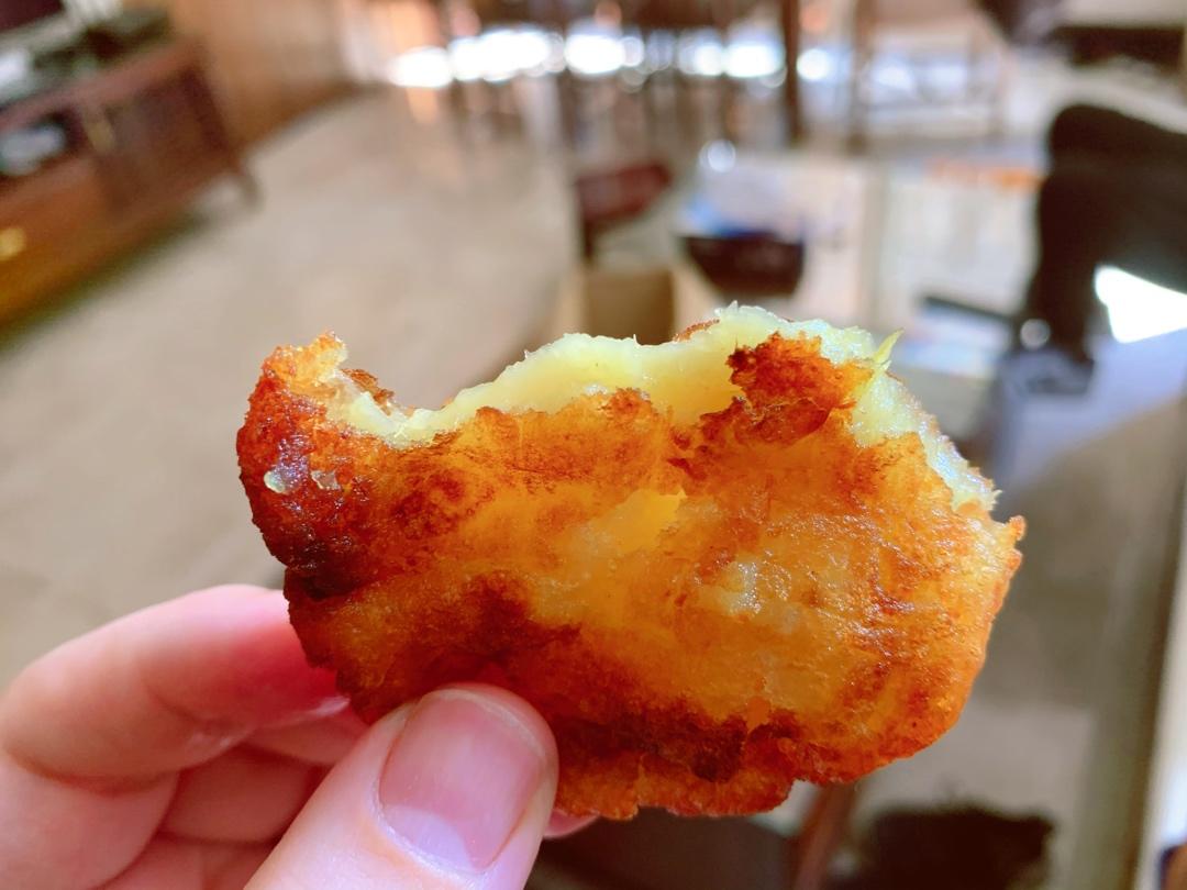 材料超简单～孩子们超爱的香糯软甜番薯饼！