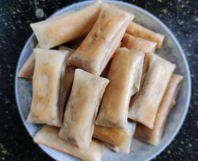 少油不用炸的春卷的做法