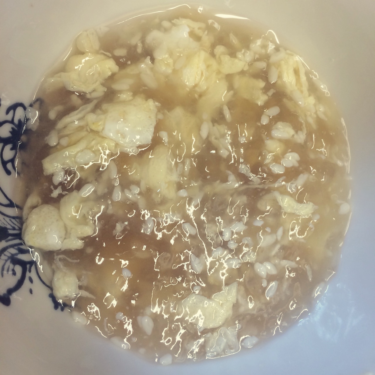藕粉酒酿鸡蛋羹