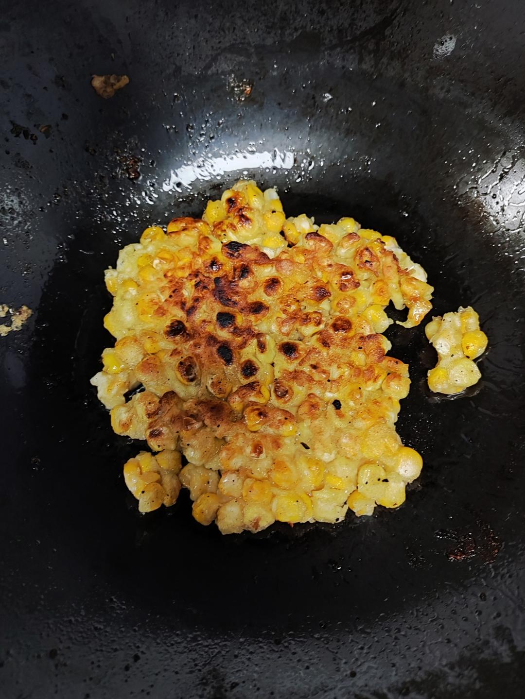 无敌好吃的奶香玉米烙，一次就成功！