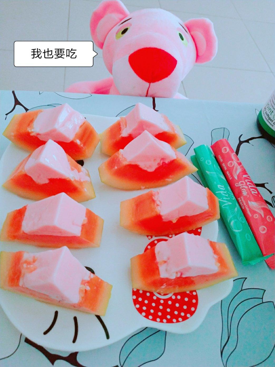 木瓜奶冻