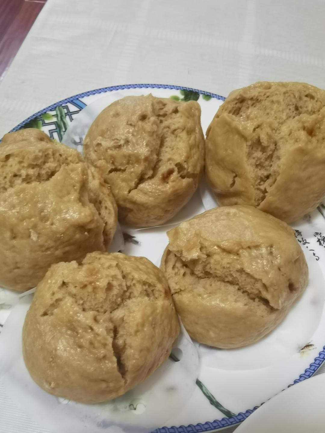 妥妥的红糖开花馒头