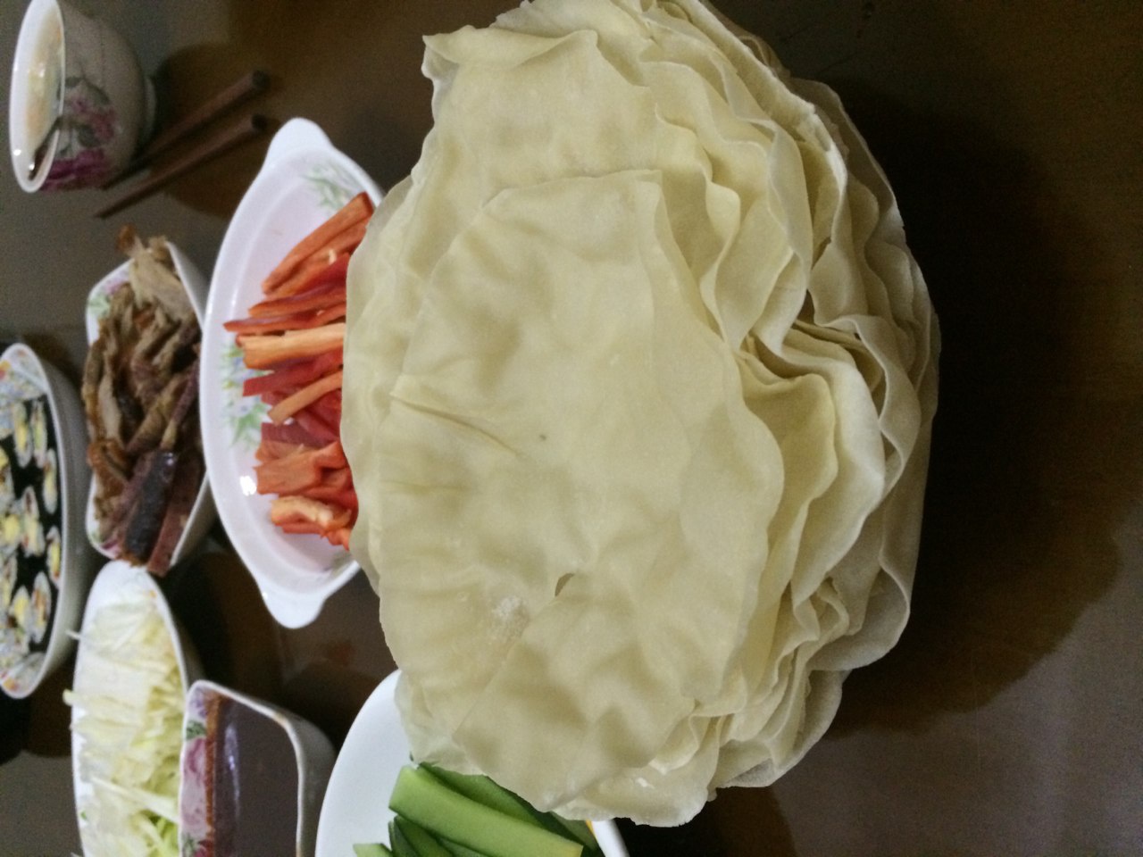 荷叶饼，水单饼