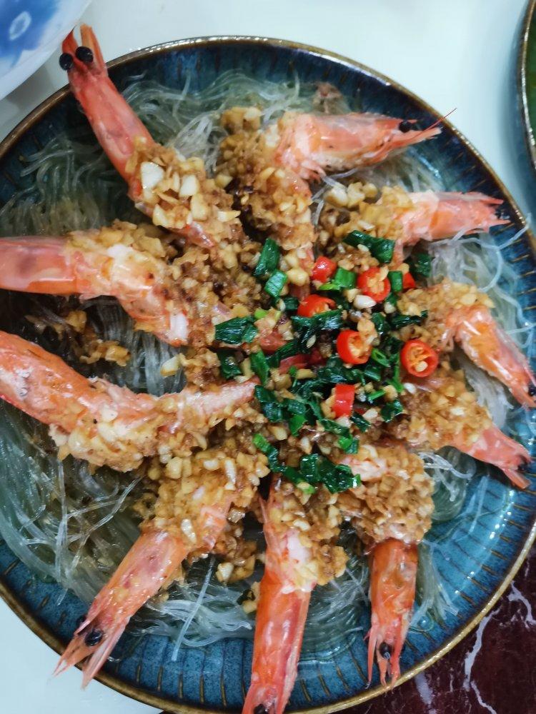 蒜蓉粉丝蒸虾