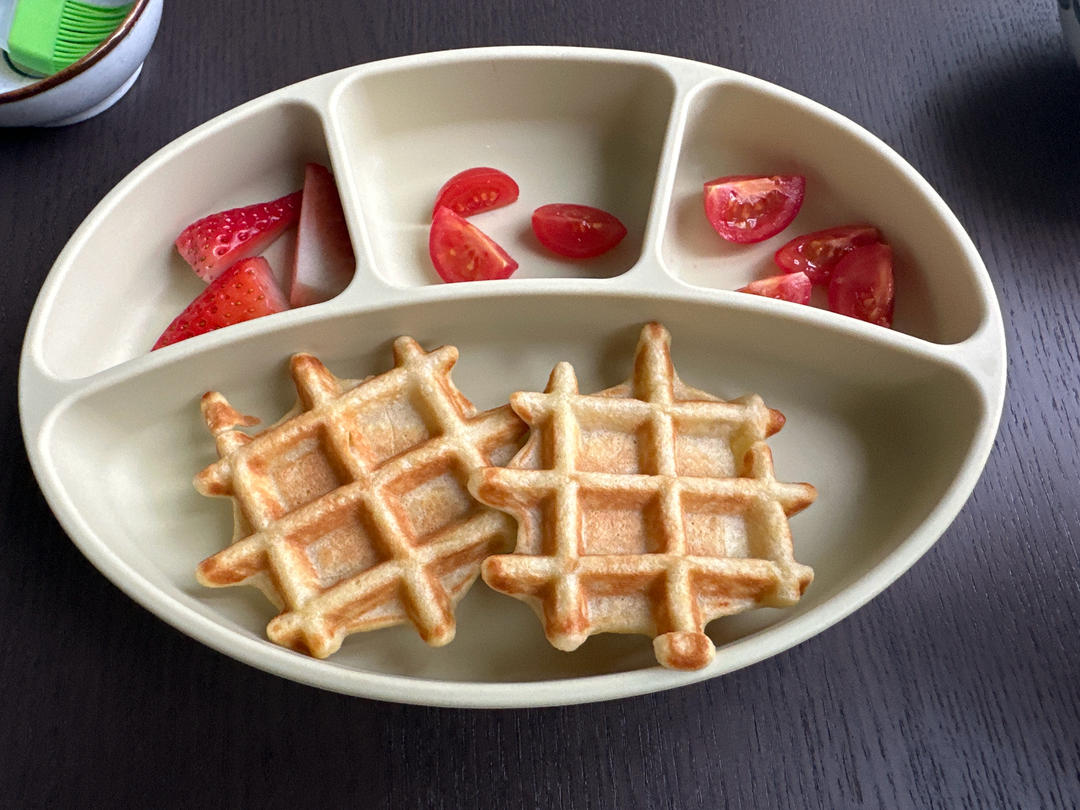 无糖香蕉华夫饼宝宝版（三明治机）