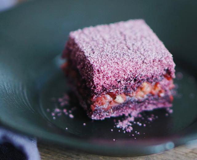 一口兰香——紫米松糕（二）的做法