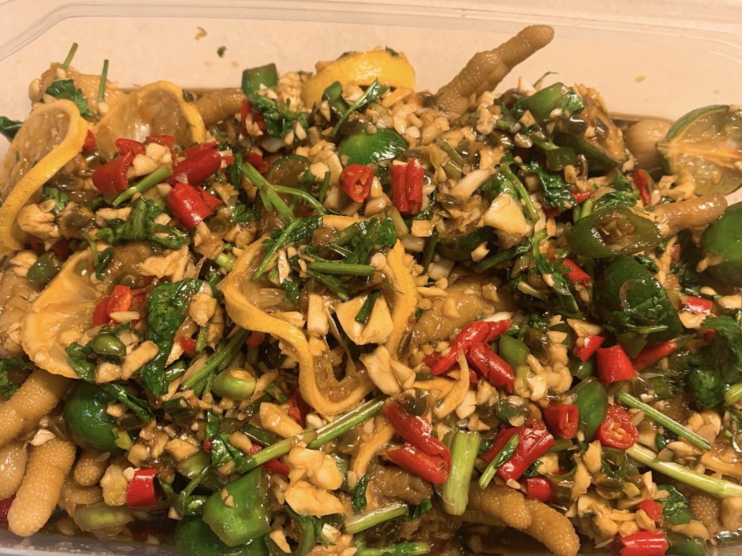 停不下来的酸辣百香果柠檬🍋鸡爪