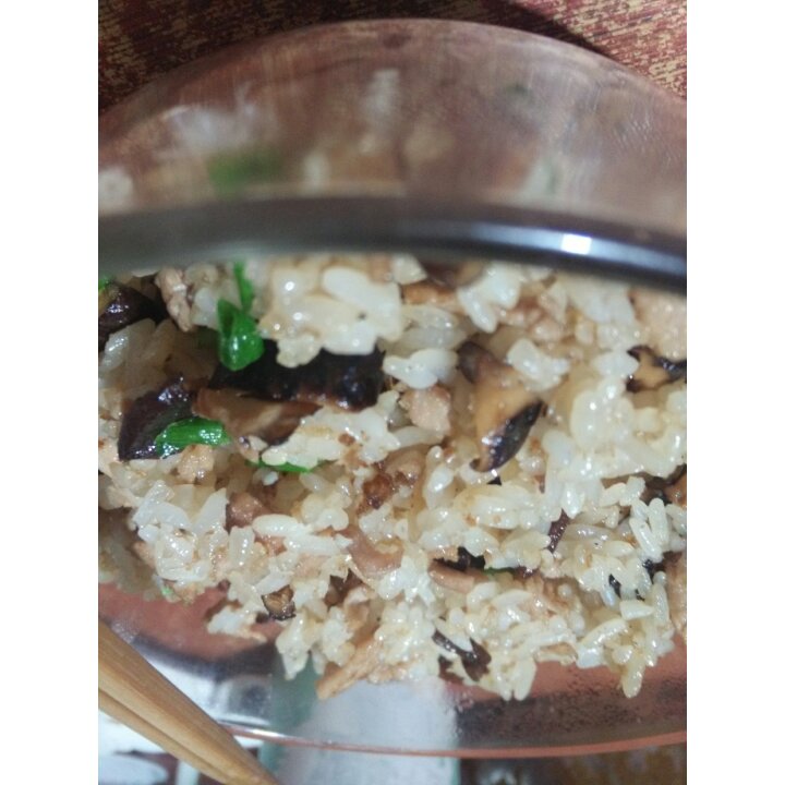 香菇肉丁油饭