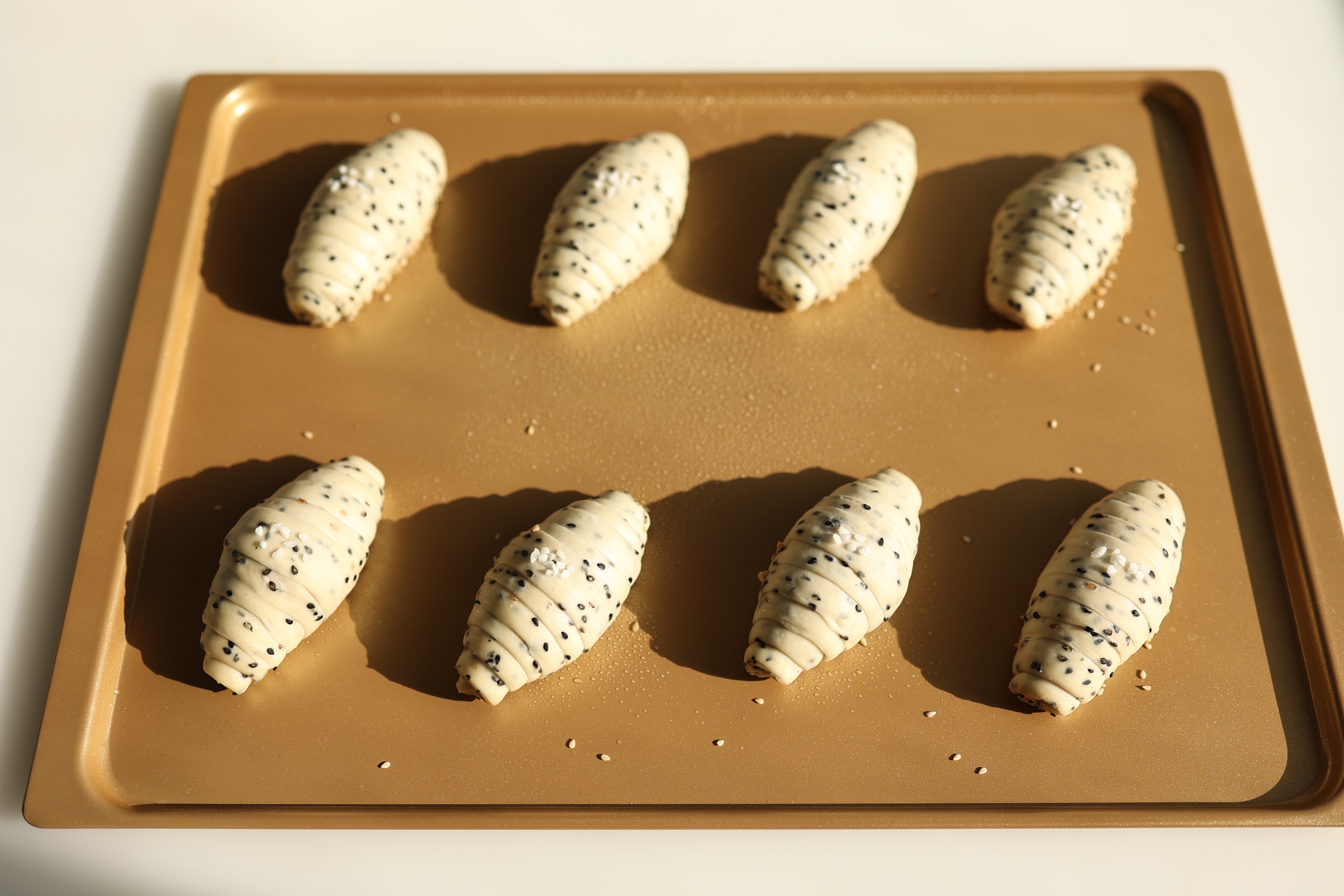黑芝麻海盐卷/日式盐面包的做法 步骤37