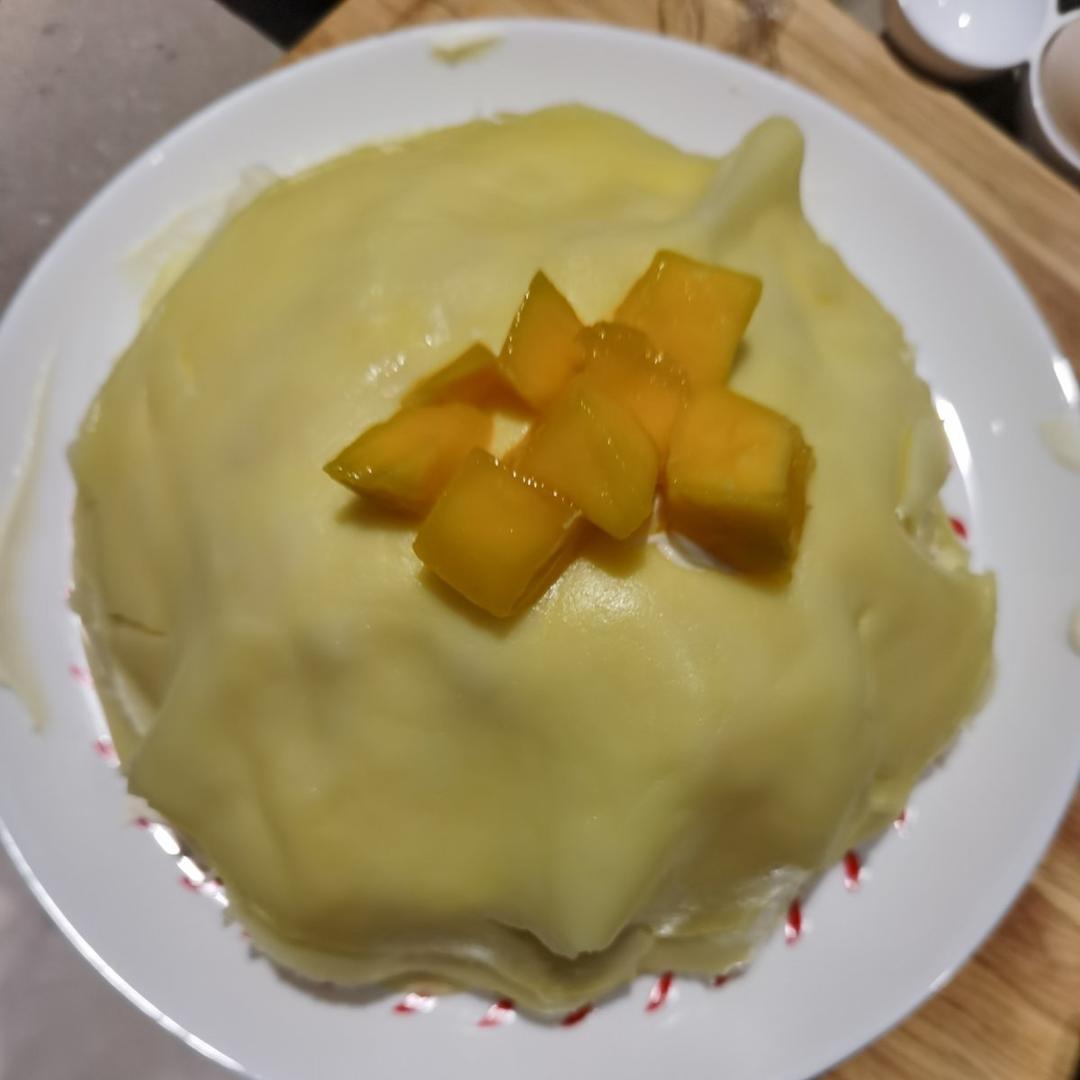 零基础做芒果千层蛋糕（8寸）