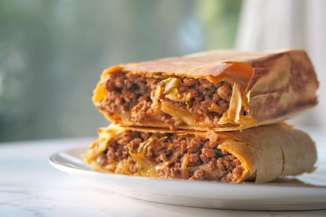 泡菜芝士牛肉杂粮煎饼