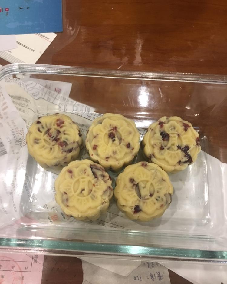 蔓越莓绿豆糕