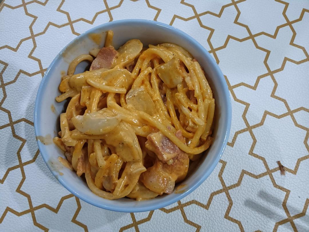 奶油蘑菇意大利面