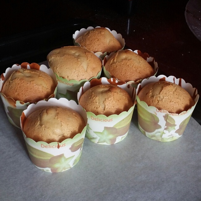 椰蓉棉花纸杯蛋糕