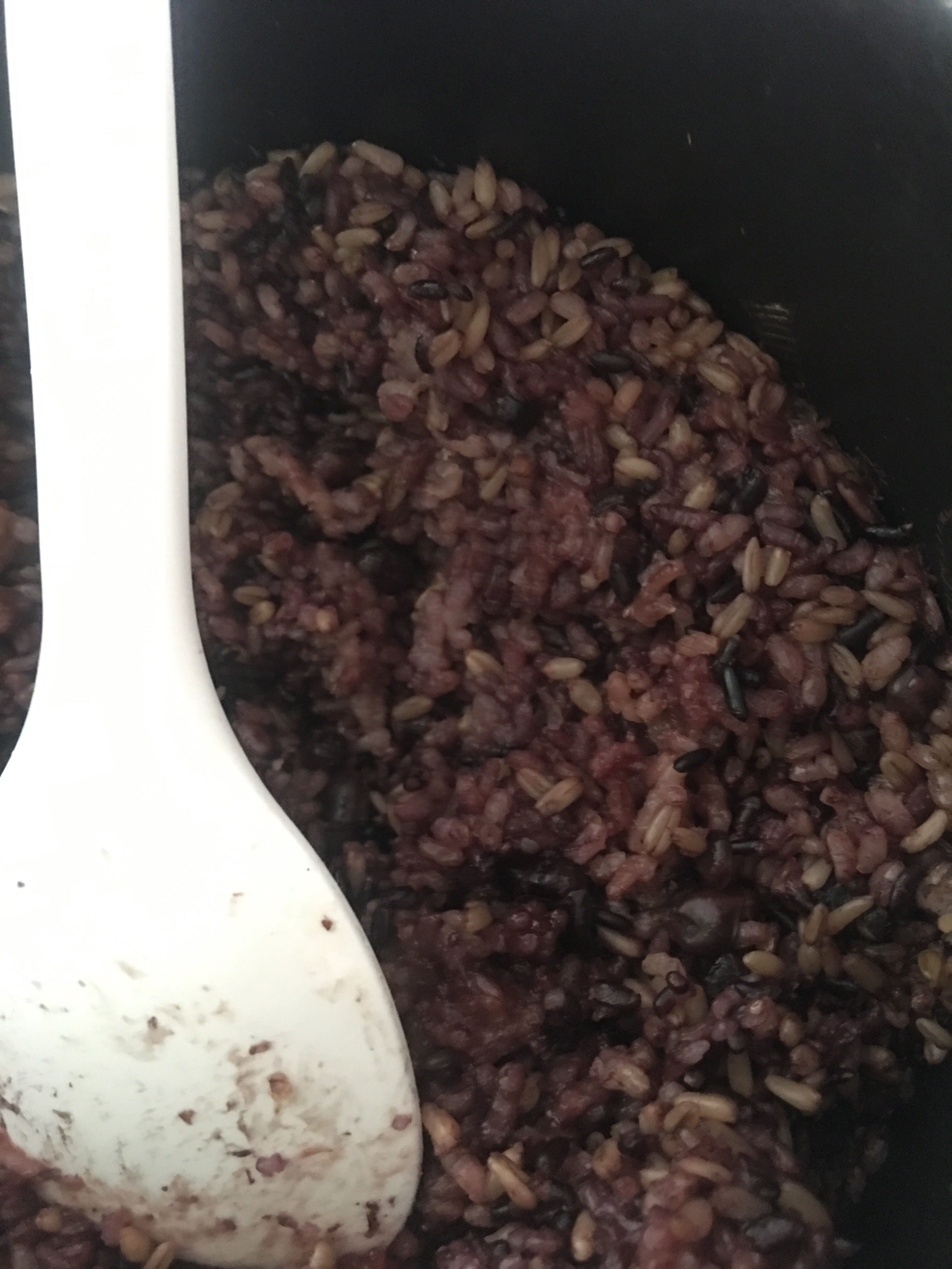 燕麦黑米饭的做法