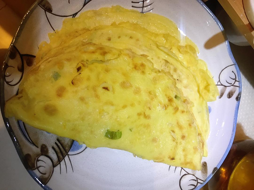 葱花鸡蛋饼